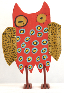 red owl : art : outsider art gallery :: milford, nj 